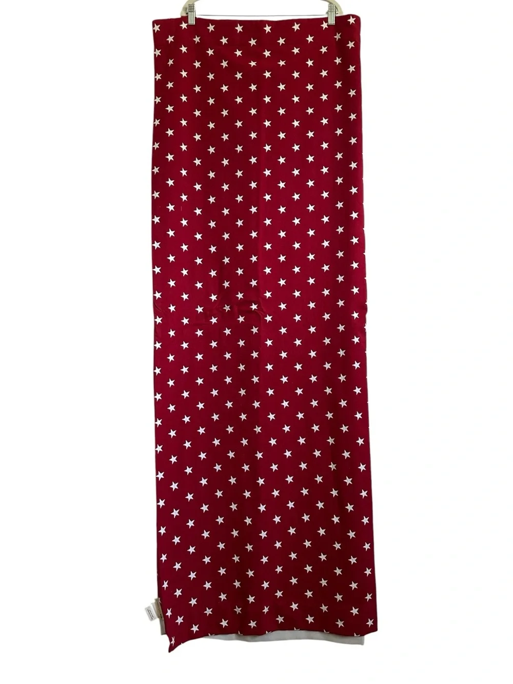 Pottery Barn Kids Red Curtain Panels with White Stars
